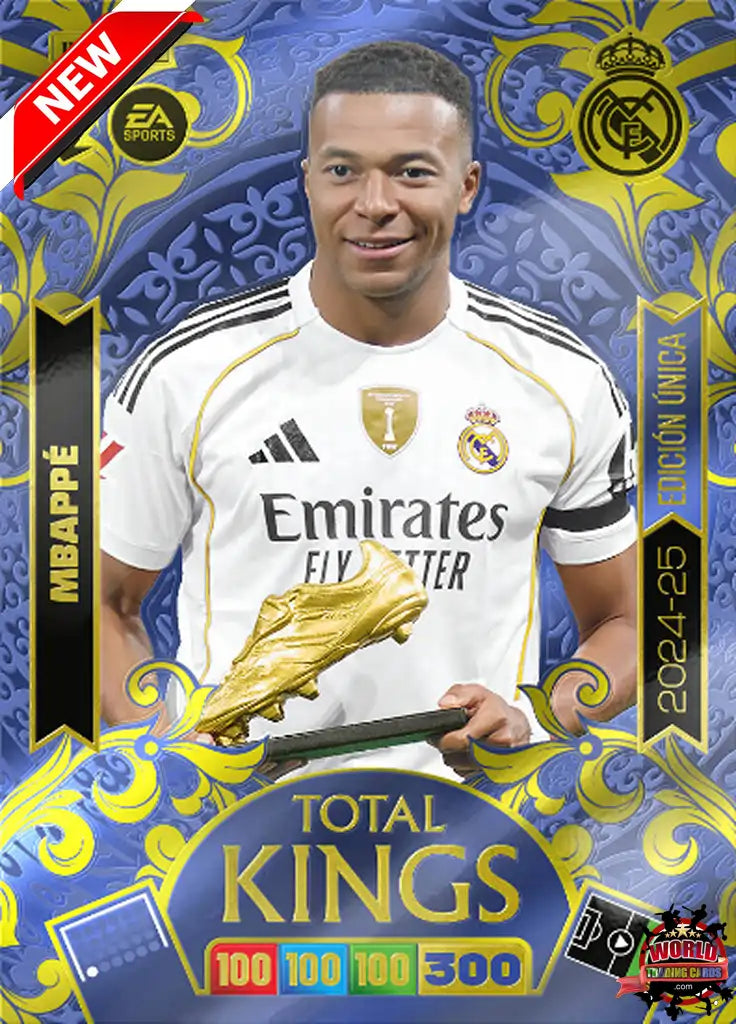 #TK08 | Panini | Adrenalyn XL | La Liga | 2025-2026 | Mbappe | Real Madrid | Total Kings 2024-25