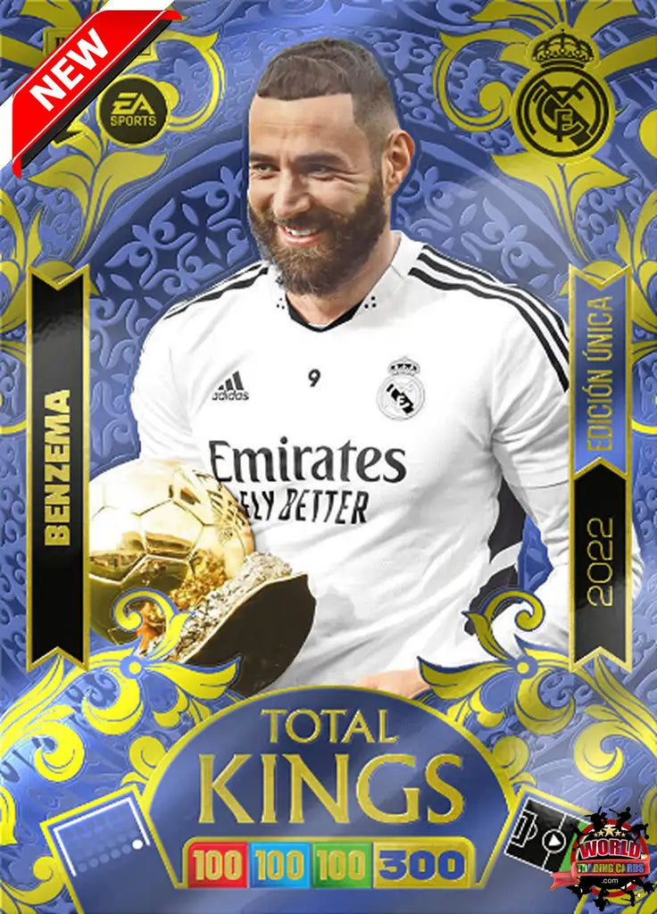 #TK10 | Panini | Adrenalyn XL | La Liga | 2025-2026 | Benzema | Real Madrid | Total Kings 2002