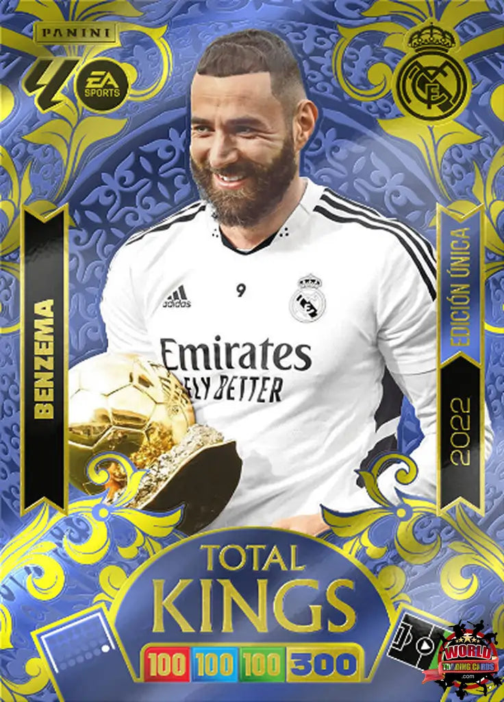 #TK10 | Panini | Adrenalyn XL | La Liga | 2025-2026 | Benzema | Real Madrid | Total Kings 2002