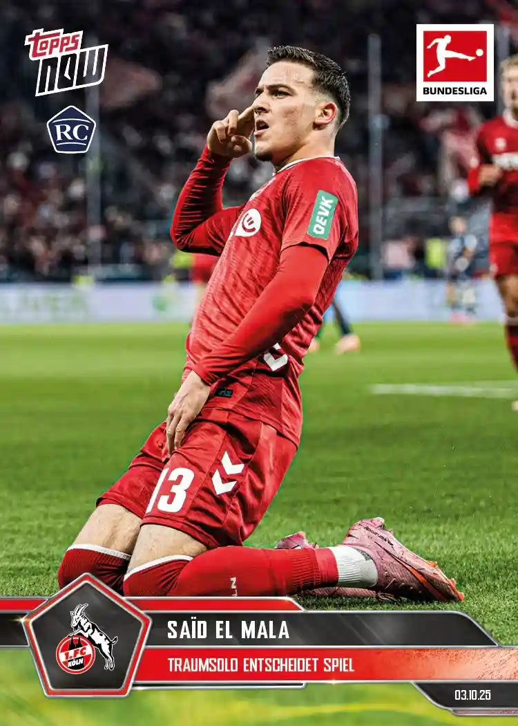 Bundesliga Topps NOW 2025-26-Said El Mala-#037-Rookie