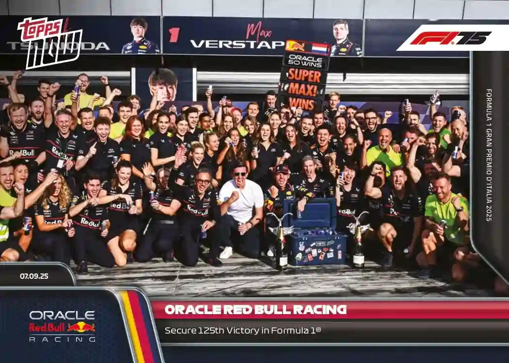 Topps NOW 2025 Formula 1 - Oracle Red Bull Racing - Card #061 - World Trading Cards