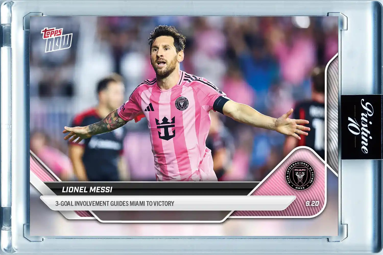 Topps Now MLS 2025-26 - Lionel Messi - Protección Card Case Magnetic - Pristine 10