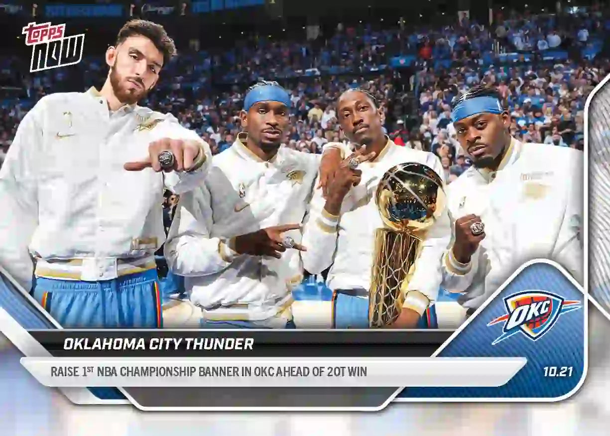 Oklahoma City Thunder - 2025-26 NBA Topps NOW - Card 2 - WTC
