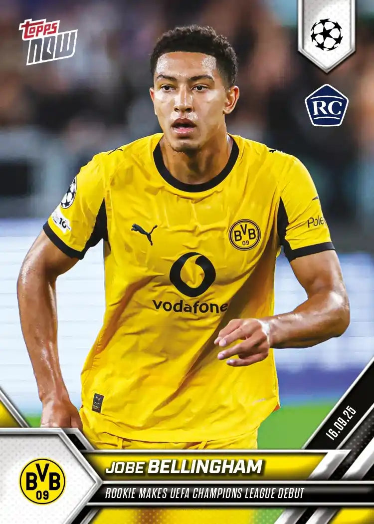 Topps Now - UEFA Champions League 2025-26 - Jobe Bellingham - Rookie RC - Card #012