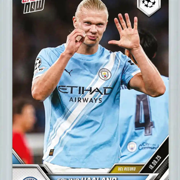Topps25-26 Erling Haaland 99シリ レリックカード トレーディングカード