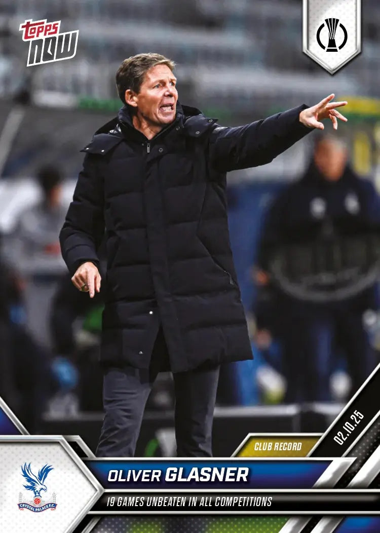 Uefa Europa Conference League Topps Now 2025-26 - Oliver Glasner - #001