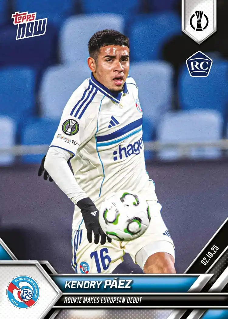 Uefa Europa Conference League Topps Now 2025-26 - Kendry Paez - #002