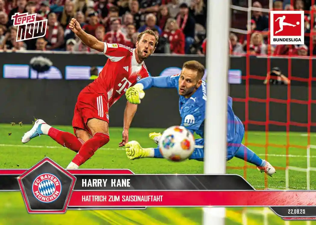 Bundesliga Topps NOW-2025-26-Topps-Cromo-Trading Card-Harry Kane-Bayern München-#004