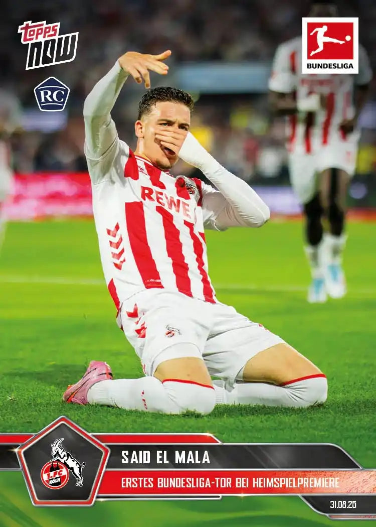 Bundesliga Topps NOW-2025-26-Topps-Cromo-Trading Card-Said El Mala-Freiburg-#015