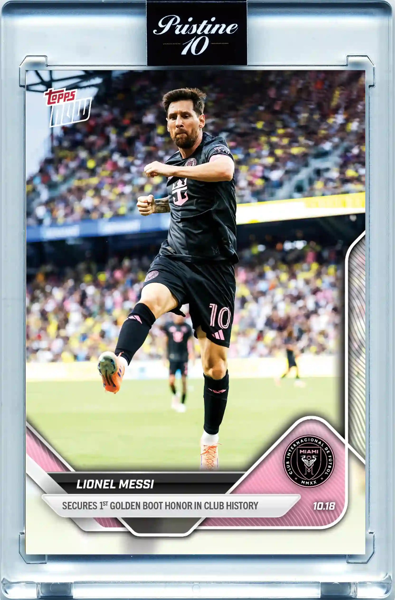 Lionel Messi - 2025 MLS Topps NOW - Card 115 - Pristine 10 - WTC