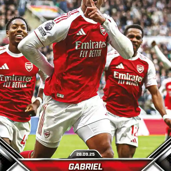 Premier League Topps Now-2025-26-Topps-Cromo-Trading Card-Gabriel