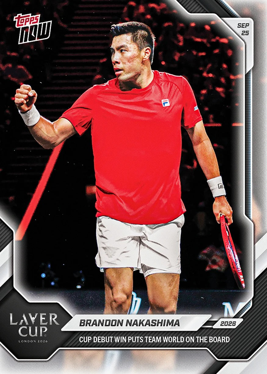 2026 | Topps | Now | Tennis | #023 | Brandon Nakashima | Base