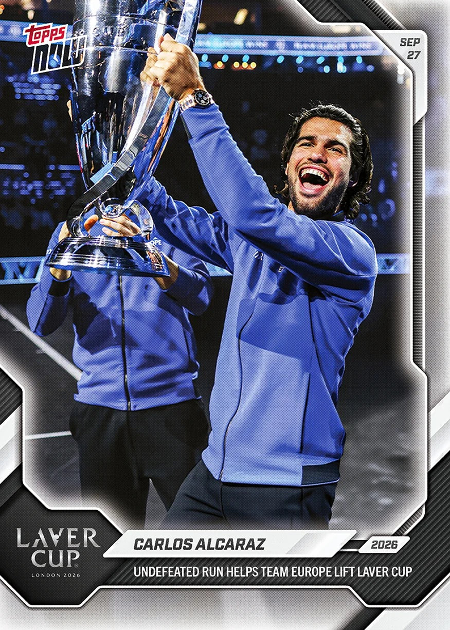 2026 | Topps | Now | Tennis | #027 | Carlos Alcaraz | Base