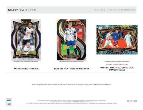 2024/25 Panini Select FIFA Soccer International Hobby Box