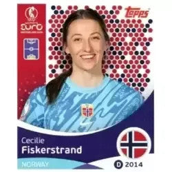Cecilie Fiskerstrand - Norway - Topps Uefa Women's Euro 2025 - #047