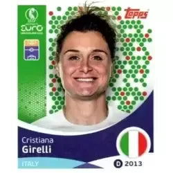 Cromo Trading Card Fútbol-Cristiana Girelli-Italy-Topps Uefa Women's Euro 2025-#152-Basico