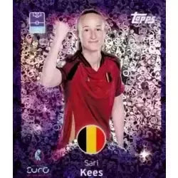 Cromo Trading Card Fútbol-Sari Kees-Shining Stars-Topps Uefa Women's Euro 2025-#160-foil