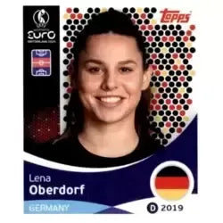 Cromo Trading Card Fútbol-Lena Oberdorf-Germany-Topps Uefa Women's Euro 2025-#181-Basico