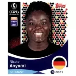 Cromo Trading Card Fútbol-Nicole Anyomi-Germany-Topps Uefa Women's Euro 2025-#185-Basico