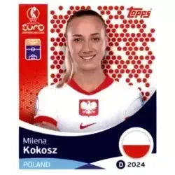 Cromo Trading Card Fútbol-Milena Kokosz-Poland-Topps Uefa Women's Euro 2025-#203-Basico