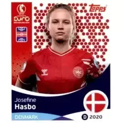 Cromo Trading Card Fútbol-Josefine Hasbo-Denmark-Topps Uefa Women's Euro 2025-#213-Basico
