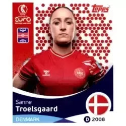 Cromo Trading Card Fútbol-Sanne Troelsgaard-Denmark-Topps Uefa Women's Euro 2025-#217-Basico