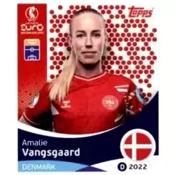 Cromo Trading Card Fútbol-Amalie Vangsgaard-Denmark-Topps Uefa Women's Euro 2025-#218-Basico
