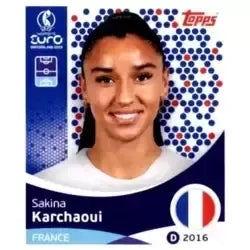Cromo Trading Card Fútbol-Sakina Karchaoui-France-Topps Uefa Women's Euro 2025-#241-Basico
