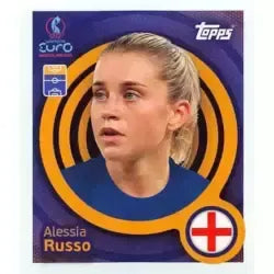 Cromo Trading Card Fútbol-Alessia Russo-England-Topps Uefa Women's Euro 2025-#253-Basico