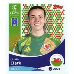 Cromo Trading Card Fútbol-Olivia Clark-Wales-Topps Uefa Women's Euro 2025-#271-Basico
