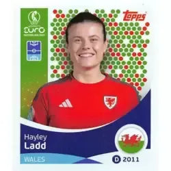 Cromo Trading Card Fútbol-Hayley Ladd-Wales-Topps Uefa Women's Euro 2025-#276-Basico