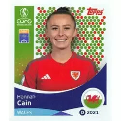 Cromo Trading Card Fútbol-Hannah Cain-Wales-Topps Uefa Women's Euro 2025-#283-Basico