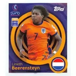 Cromo Trading Card Fútbol-Lineth Beerensteyn-Netherlands-Topps Uefa Women's Euro 2025-#285-Basico