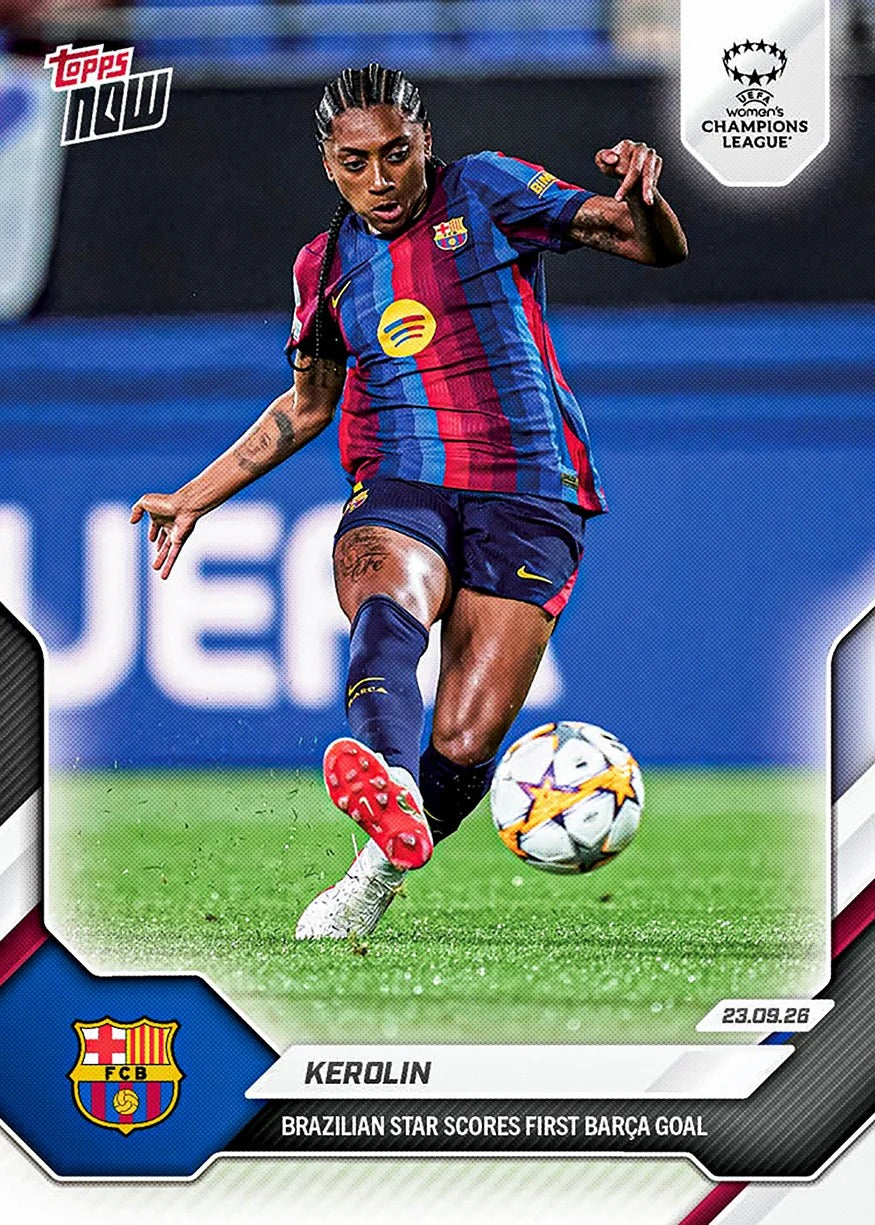 2026-27 | Topps | Now | UWCL | #003 | Kerolin | Base