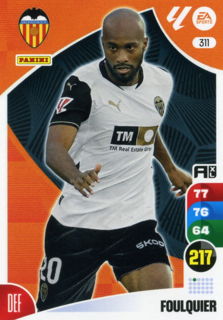 Panini Adrenalyn XL La Liga 2024/2025 - #311.  Foulquier  - Valencia - 1ª Edición, Cromo RAW
