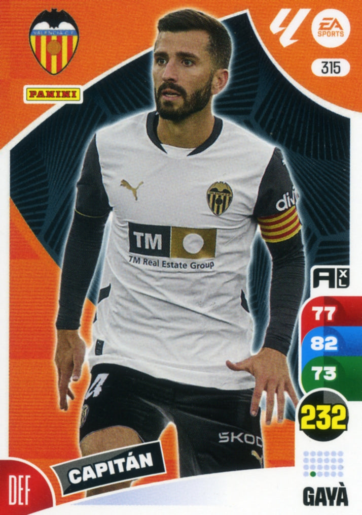 Panini Adrenalyn XL La Liga 2024/2025 - #315.  Gayà  - Valencia - 1ª Edición, Cromo RAW