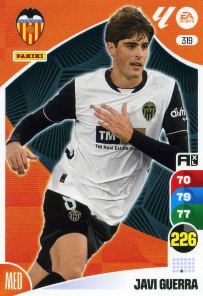Panini Adrenalyn XL La Liga 2024/2025 - #319. Javi Guerra - Valencia - 1st Edition, RAW Card