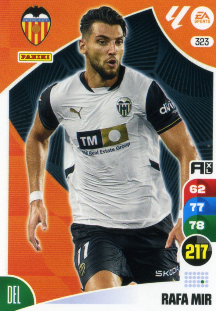 Panini Adrenalyn XL La Liga 2024/2025 - #323.  Rafa Mir  - Valencia - 1ª Edición, Cromo RAW