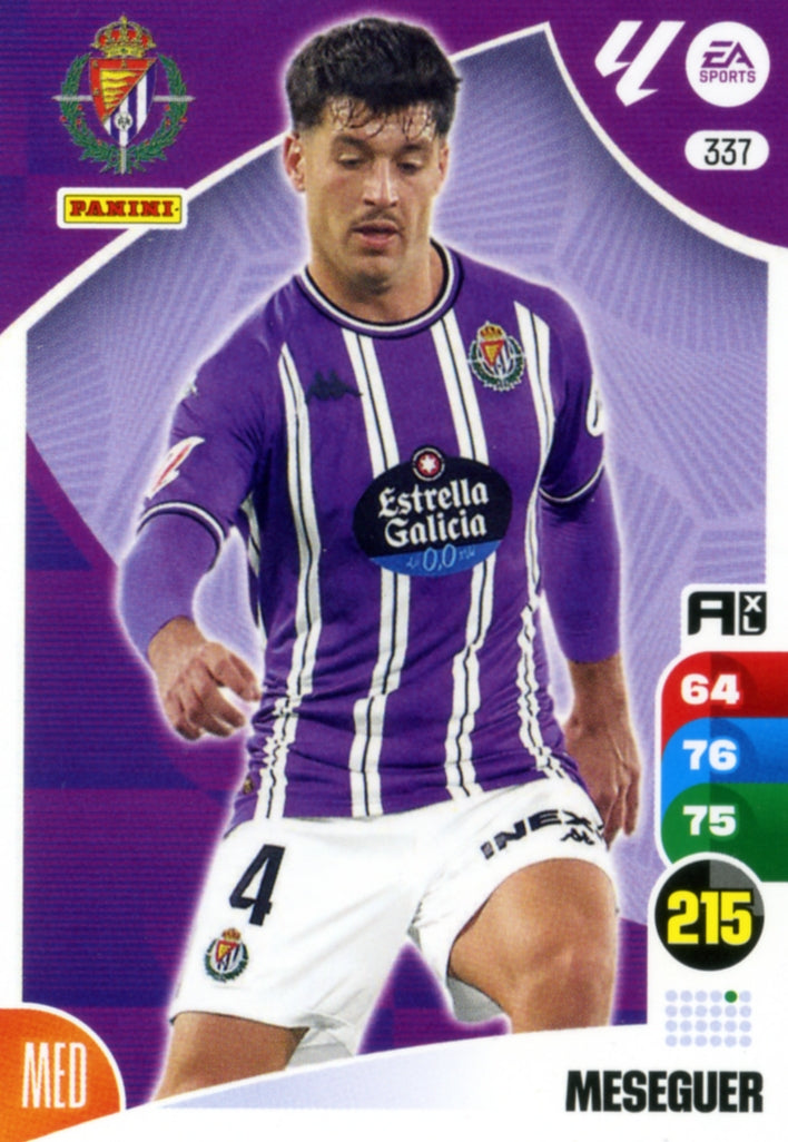 Panini Adrenalyn XL La Liga 2024/2025 - #337.  Meseguer - Valladolid - 1ª Edición, Cromo RAW