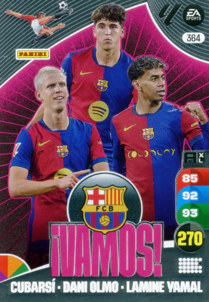 Panini Adrenalyn XL La Liga 2024/2025 - #364 - ¡VAMOS! - FC Barcelona - 1ª Edición, Cromo RAW