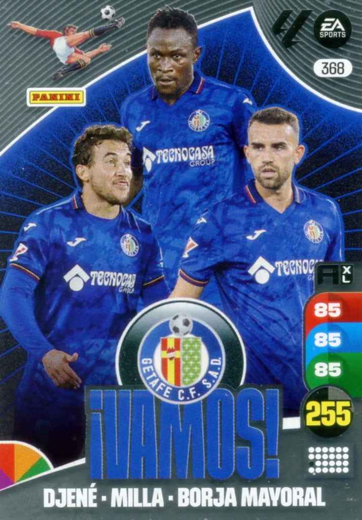 Panini Adrenalyn XL La Liga 2024/2025 - #368 - ¡VAMOS! - Getafe - 1ª Edición, Cromo RAW