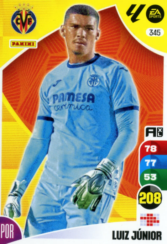 Panini Adrenalyn XL La Liga 2024/2025 - #345.  Luiz Júnior - Villarreal - 1ª Edición, Cromo RAW