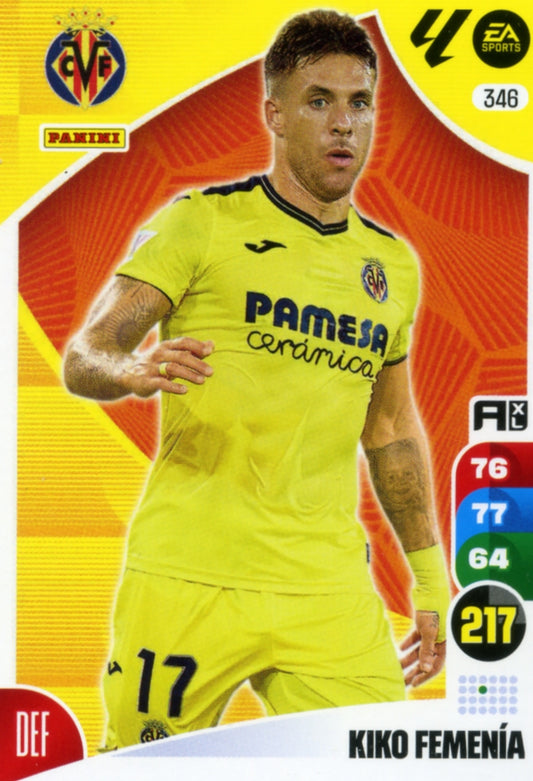 Panini Adrenalyn XL La Liga 2024/2025 - #346.  Kiko Femenía - Villarreal - 1ª Edición, Cromo RAW