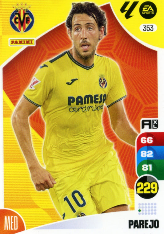 Panini Adrenalyn XL La Liga 2024/2025 - #353.  Parejo - Villarreal - 1ª Edición, Cromo RAW