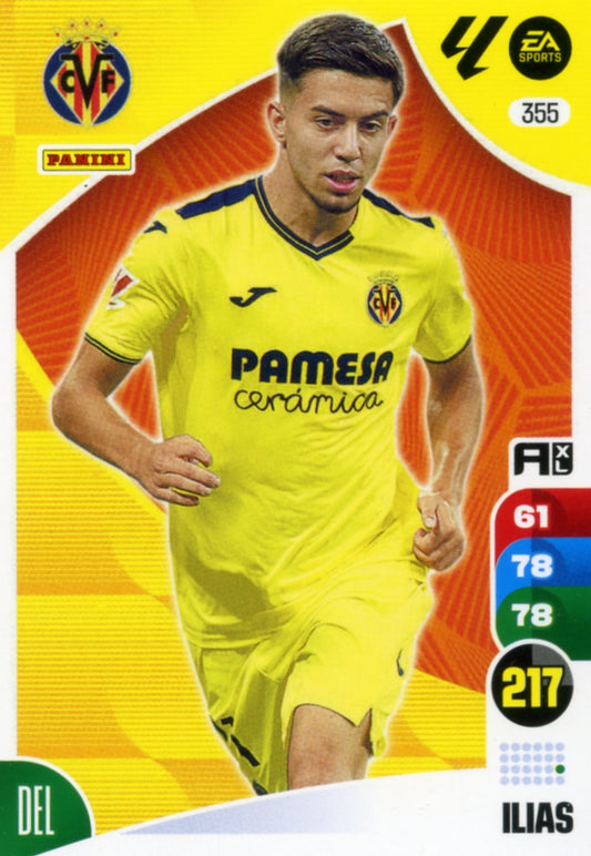 Panini Adrenalyn XL La Liga 2024/2025 - #355.  Ilias - Villarreal - 1ª Edición, Cromo RAW