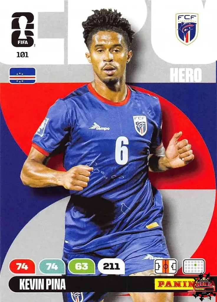 #101|Panini|Adrenlyn XL|FIFA World Cup|2026|Kevin Pina|BASICO