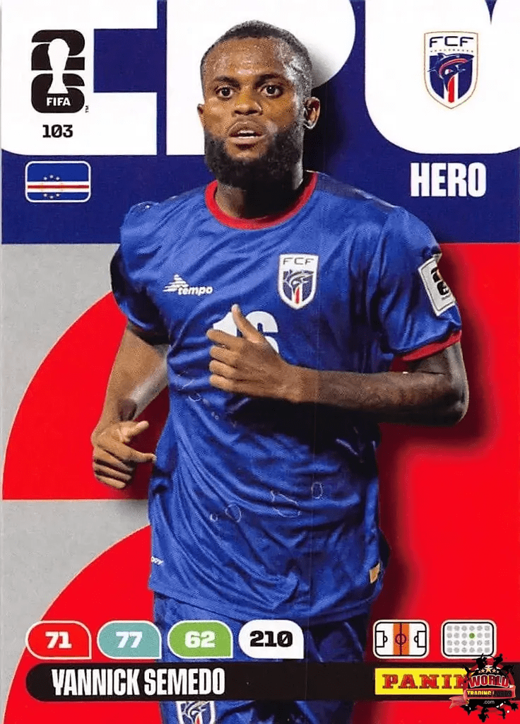 #103|Panini|Adrenlyn XL|FIFA World Cup|2026|Yannick Semedo |BASICO
