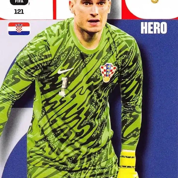 Cromo Trading Card Fútbol-Dominik Livakovic -Croacia-Panini