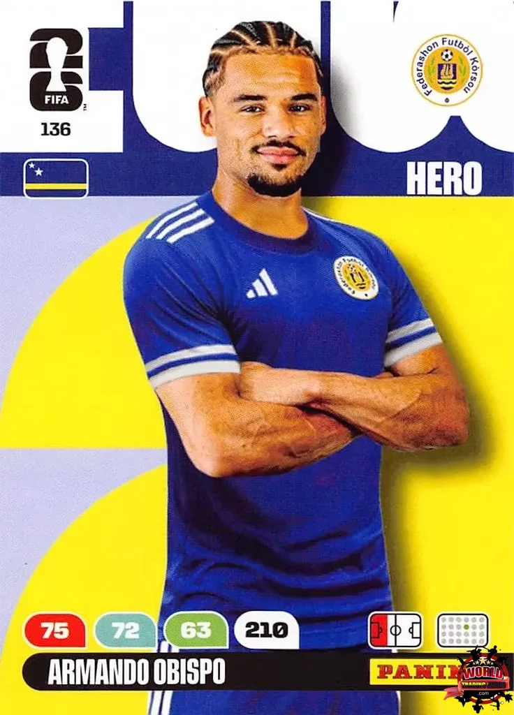 #136|Panini|Adrenlyn XL|FIFA World Cup|2026|Armando Obispo |BASICO