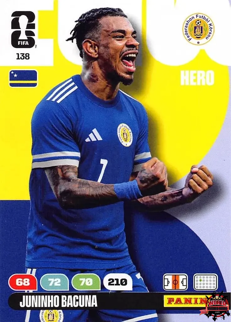 #138|Panini|Adrenlyn XL|FIFA World Cup|2026|Juninho Bacuna |BASICO